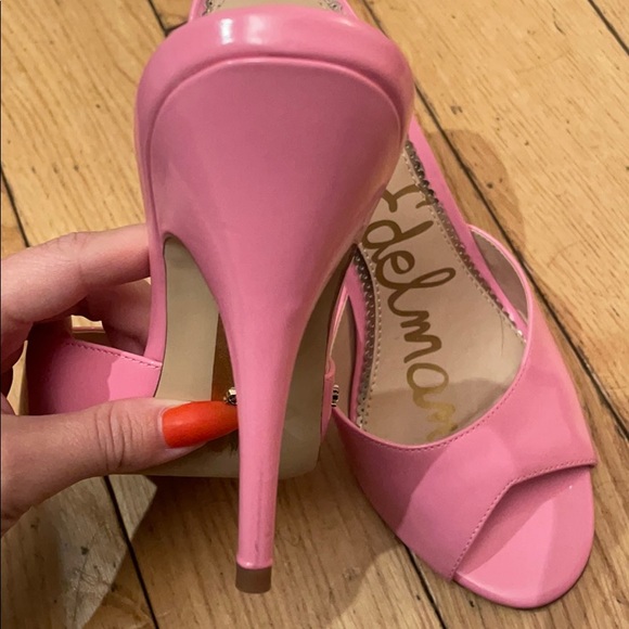 Sam Edelman Pink Patent Slide - Picture 3 of 3